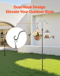 Shepherd's Hooks 8 Pack 1560mm 19mm Thick Heavy Duty Garden Hanging