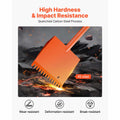 Shingle Shovel 1 Pack, D-Grip Handle Shingle Roof Ripper, High Hardness 45# Steel & Lightweight Easy Tearing Off Roofing & Nails Tool, ideal for Commercial and Residential Use,Orange