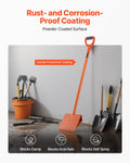 Shingle Shovel 1 Pack D-Grip Handle Roof Ripper 45# Steel Orange
