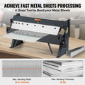 Box Pan Brake 610mm Sheet Metal Bender 20 Gauge Steel 14 Gauge Alu