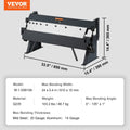 Box Pan Brake 610mm Sheet Metal Bender 20 Gauge Steel 14 Gauge Alu