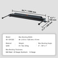Box and Pan Brake, 1220 mm ± 15 mm, 0-130 Degrees Sheet Metal Bending Brake, Portable Mini Metal Bender with 20 Gauge Low Carbon Steel 14 Gauge Aluminum Capacity Power Handle, for Metal Bending