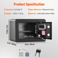 Safe 0.5L Steel Digital Keypad Wall Mount Home Security Cabinet 350x250mm