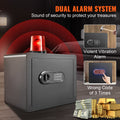 Safe 1.2L Steel Home Cash Gold Security Box 15.8x11.8x13.8