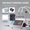 Automatic Liquid Filling Machine 10-4000ml Double Nozzle Digital