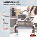 Commercial Ice Shaver 350W 661lbs/hr Dual Blade Snow Cone