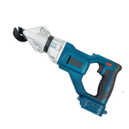 Metal Shear, Sheet Metal Cutter Cordless with 360-Degree Pivoting Head, DOUBLE Blades, 25000 RPM Speed, Cuts 18 GA Galvanized Steel, 20 GA Stainless Steel, Aluminum Plate, Plastic, Cardboard
