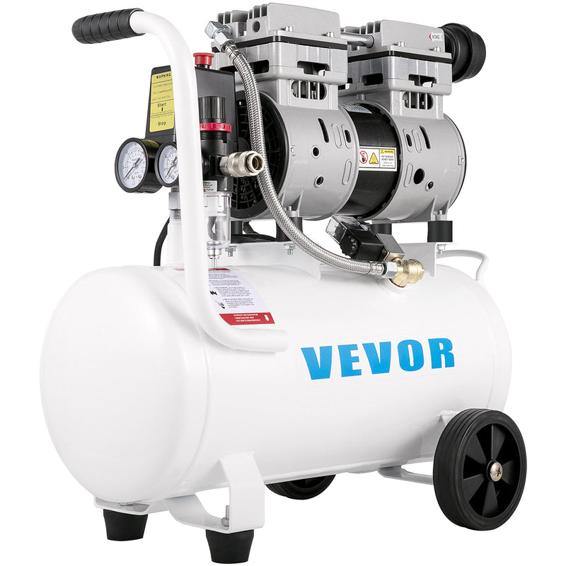 Air Compressor 6.6 Gallon 750W 115 PSI Oil Free Portable Pancake