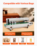 Bag Sealer Machine 6-12mm Seal Width Digital Temperature Control