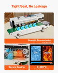 Bag Sealer Machine 6-12mm Seal Width Digital Temperature Control