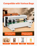 Bag Sealer Machine 6-12mm Seal Digital Temperature Control Carbon Steel