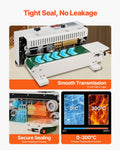 Bag Sealer Machine 6-12mm Seal Digital Temperature Control Carbon Steel