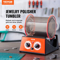 Jewelry Polisher Tumbler 5kg Rotary Machine 5 Speeds Timer