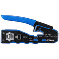 RJ45 Crimp Tool Kit Cat5e Cat6 Cat6a Ethernet Crimper 20pc Connectors