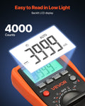 Digital Multimeter 4000 Count TRMS Auto-Ranging DC AC Voltage Current