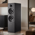 Floorstanding Tower Speaker 600W Peak 2-Way Dual Woofer Home Audio
