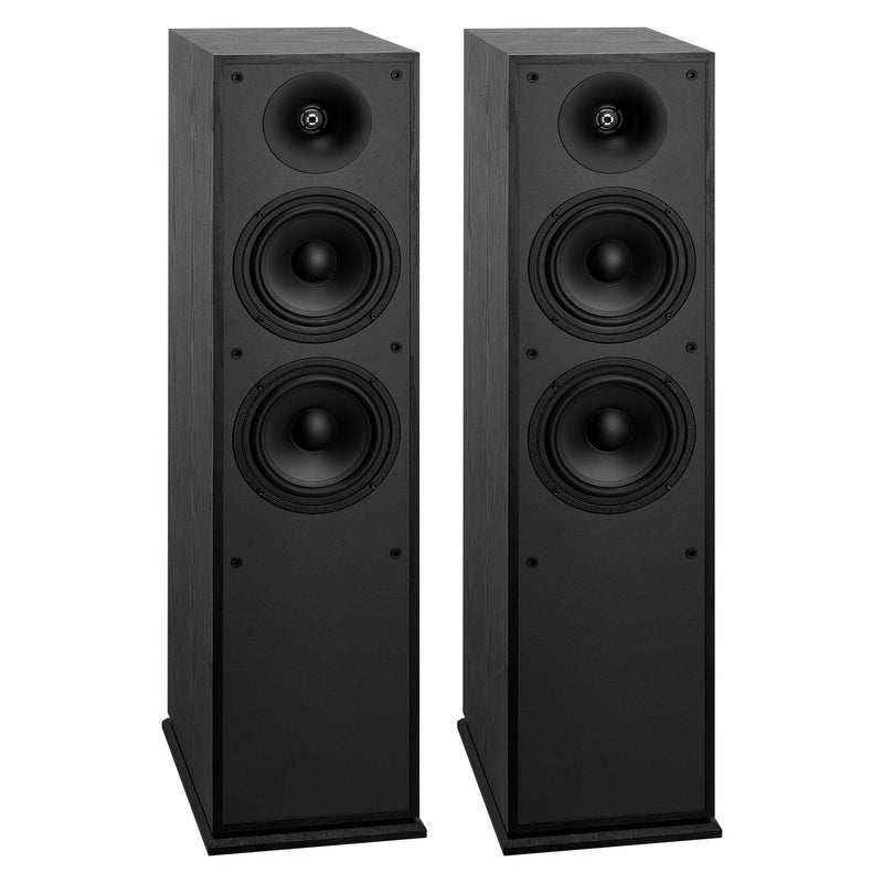Floor Standing Tower Speakers 400W 2-Way Pair Home Audio