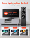 Floor Standing Tower Speakers 400W 2-Way Pair Home Audio