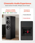 Floor Standing Tower Speakers 400W 2-Way Pair Home Audio