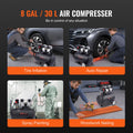 Air Compressor 30L 90PSI Portable Oil Free Compact