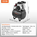 Compact Portable Oil Free Air Compressor 40L 90 PSI