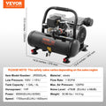 Air Compressor Portable Oil Free 4L 7bar Compact