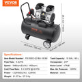 Air Compressor Portable Oil Free 60L 90PSI Compact