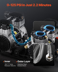 Compact Oil Free Air Compressor 75L 90PSI Portable