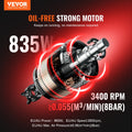 Air Compressor 8L 8bar Portable Oil Free Compact