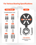 Bearing Puller Set 21-in-1 3-Jaw Hook Internal External Tool Case