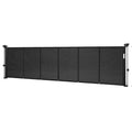 Retractable Baby Gate, 870 mm Tall, Extends up to 2800 mm Wide, Retractable Gate for Kids or Pets, Mesh Material, Easy to Install for Indoor Stairs, Doorways, Hallways, Playrooms, Black