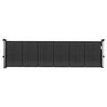Retractable Baby Gate, 870 mm Tall, Extends up to 2800 mm Wide, Retractable Gate for Kids or Pets, Mesh Material, Easy to Install for Indoor Stairs, Doorways, Hallways, Playrooms, Black