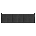 Retractable Baby Gate, 870 mm Tall, Extends up to 2800 mm Wide, Retractable Gate for Kids or Pets, Mesh Material, Easy to Install for Indoor Stairs, Doorways, Hallways, Playrooms, Black