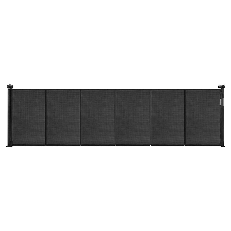 VEVOR Retractable Baby Gate 870mm Tall 2800mm Wide Mesh Black