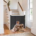 VEVOR Retractable Baby Gate 870mm Tall 2800mm Wide Mesh Black