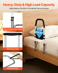 Bed Rail Elderly Adjustable Height Carbon Steel Assist Rails KING QUEEN