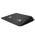 Upgraded Rubber Threshold Ramp, 10.2 cm Rise Door Ramp with 1 Channel, Natural Rubber Car Ramp with Non-Slip Textured Surface, 15 tons Load Capacity Curb Ramp for Wheelchair and Scooter