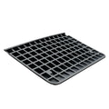 Upgraded Rubber Threshold Ramp, 10.2 cm Rise Door Ramp with 1 Channel, Natural Rubber Car Ramp with Non-Slip Textured Surface, 15 tons Load Capacity Curb Ramp for Wheelchair and Scooter
