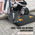 Rubber Threshold Ramp 10.2cm Rise 15 Ton Load Wheelchair Scooter