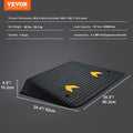Rubber Threshold Ramp 10.2cm Rise 15 Ton Load Wheelchair Scooter