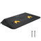 Upgraded Rubber Threshold Ramp, 7.6 cm Rise Door Ramp with 1 Channel, Natural Rubber Car Ramp with Non-Slip Textured Surface, 150 tons Load Capacity Curb Ramp for Wheelchair and Scooter