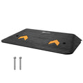 Upgraded Rubber Threshold Ramp, 7.6 cm Rise Door Ramp with 1 Channel, Natural Rubber Car Ramp with Non-Slip Textured Surface, 150 tons Load Capacity Curb Ramp for Wheelchair and Scooter