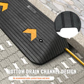 Rubber Threshold Ramp 7.6cm Rise Door Ramp Wheelchair 150 Ton