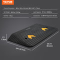 Rubber Threshold Ramp 7.6cm Rise Door Ramp Wheelchair 150 Ton