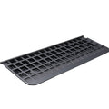 Upgraded Rubber Threshold Ramp, 3.8 cm Rise Wheelchair Ramp Doorway, Natural Curb Ramp Rated 15 tons Load Capacity, Non-Slip Textured Surface Rubber Curb Ramp for Wheelchair and Scooter