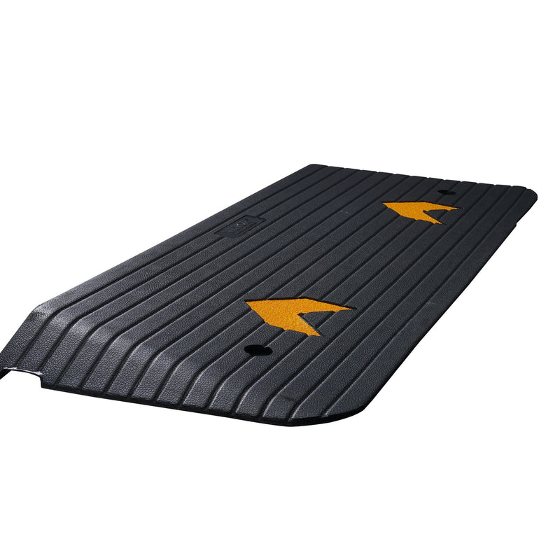 Rubber Threshold Ramp 3.8cm Rise Wheelchair Doorway 15 Ton Capacity