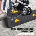 Rubber Threshold Ramp 3.8cm Rise Wheelchair Doorway 15 Ton Capacity