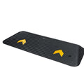 Rubber Threshold Ramp 3.8cm Rise Wheelchair Doorway 15 Ton Capacity