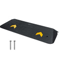 Rubber Threshold Ramp, 5 cm Rise Threshold Ramp Doorway, Recycled Rubber Power Threshold Ramp Rated 15 tons Load Capacity, Non-Slip Surface Rubber Solid Threshold Ramp for Wheelchair and Scooter