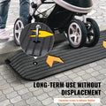 Rubber Threshold Ramp 2.5cm Rise Wheelchair Doorway 15 Ton Load
